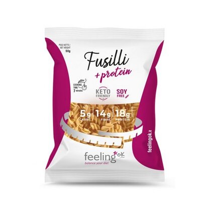 Feeling OK Koolhydraatarme Proteïne Fusilli pasta 50 gram