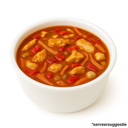 Proteïne Wok kip met groentjes (Kant en klare maaltijd voor magnetron)