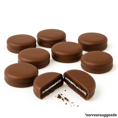 MINI Oreo style melkchocolade proteïne koek (per 8)