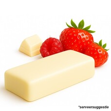 Proteïne aardbeien chocoladereep
