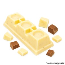 Proteine witte chocolade crunch reep (per 5 stuks)