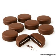 5 + 3 GRATIS - Oreo style proteïne koek choco karamel