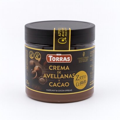 Torras premium chocopasta met hazelnoten