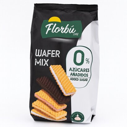 Florbú suikervrije wafel mix (270g)