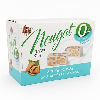 San Andres suikervrije Nougat soft met amandelen (150g)