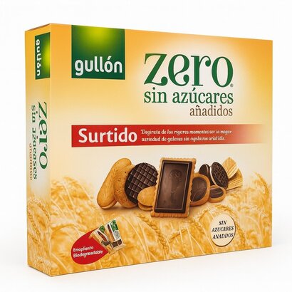 Gullon suikervrije koeken mix (319g)