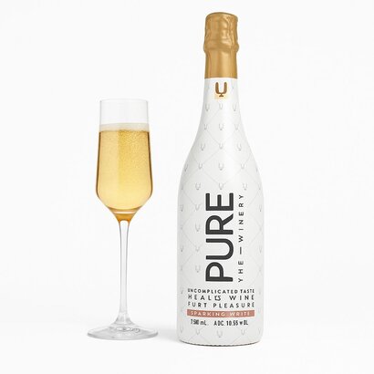Koolhydraatvrije Sparkling Witte Wijn  (10,5% alcohol)