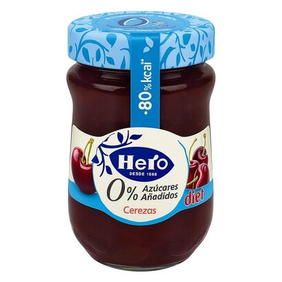 Hero diet confituur zwarte kers