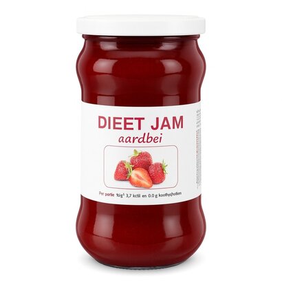 Dieet confituur aardbei