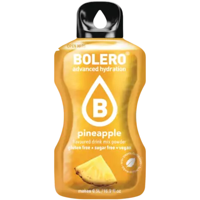 Bolero drink mix Pineapple (12 sticks): een suikervrije limonade drank in ananas smaak