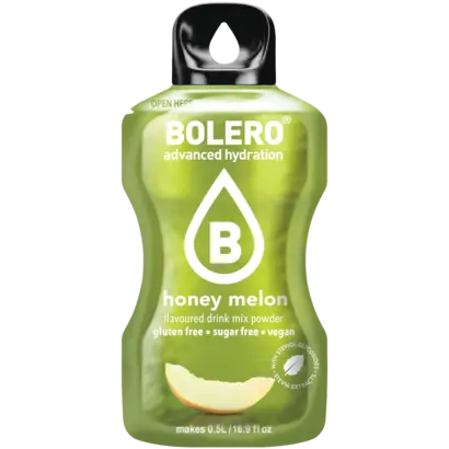 Bolero drink mix Honey melon (12 sticks): een suikervrije limonade drank  in honingmeloen smaak