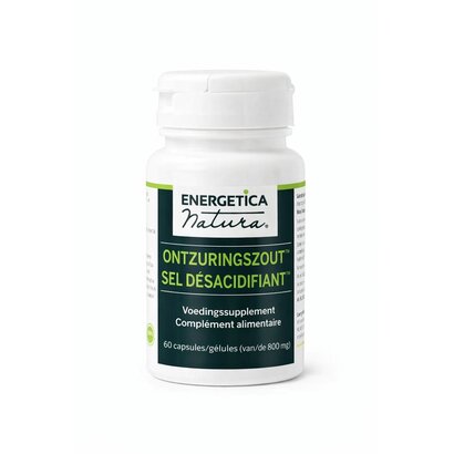 Energetica Natura ontzuringszout 60 capsules (fosfor/kalium/magnesium/natrium)