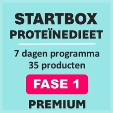 7 dagen FASE 1 startbox voor een premium proteinedieet