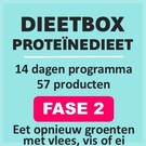 14 dagen FASE 2 dieetbox proteinedieet. Weekprijs = vanaf 53,98 euro/week