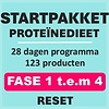 28-dagen RESET startpakket: een versneld proteïnedieetprogramma waarin je fase 1 tot en met fase 4 doorloopt.