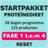 28 dagen RESET startpakket. Weekprijs = 61,39 euro/week