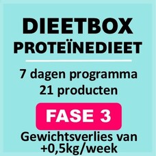 7 dagen FASE 3 dieetbox proteinedieet.