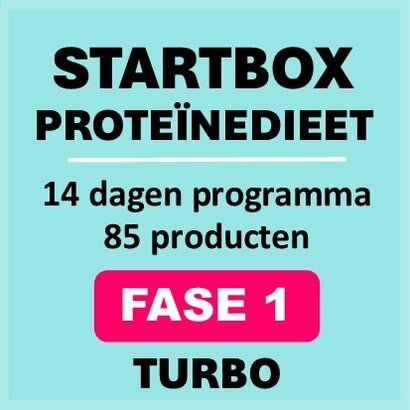 14 dagen FASE 1 startbox voor een Turbo proteinedieet