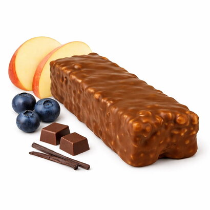 Proteïne repen fluffy chocolade bosvruchten (per 5 repen)