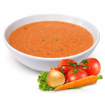 Eiwit tomatensoep crème