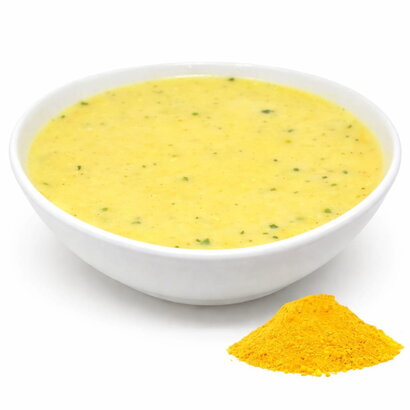 Proteine dieet currysoep met gele curry