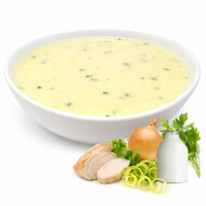 Proteine kippenroomsoep