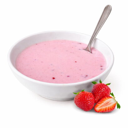 Proteïne pudding aardbei smaak
