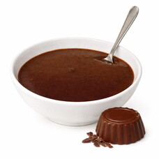 Proteïne flan pudding chocolade smaak