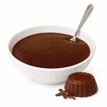 Proteïne flan pudding chocolade smaak