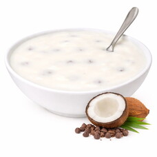 Proteïne pudding kokosnoot met chocolade