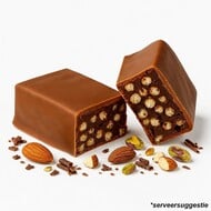 Low carb pistache amandelen proteïne reep