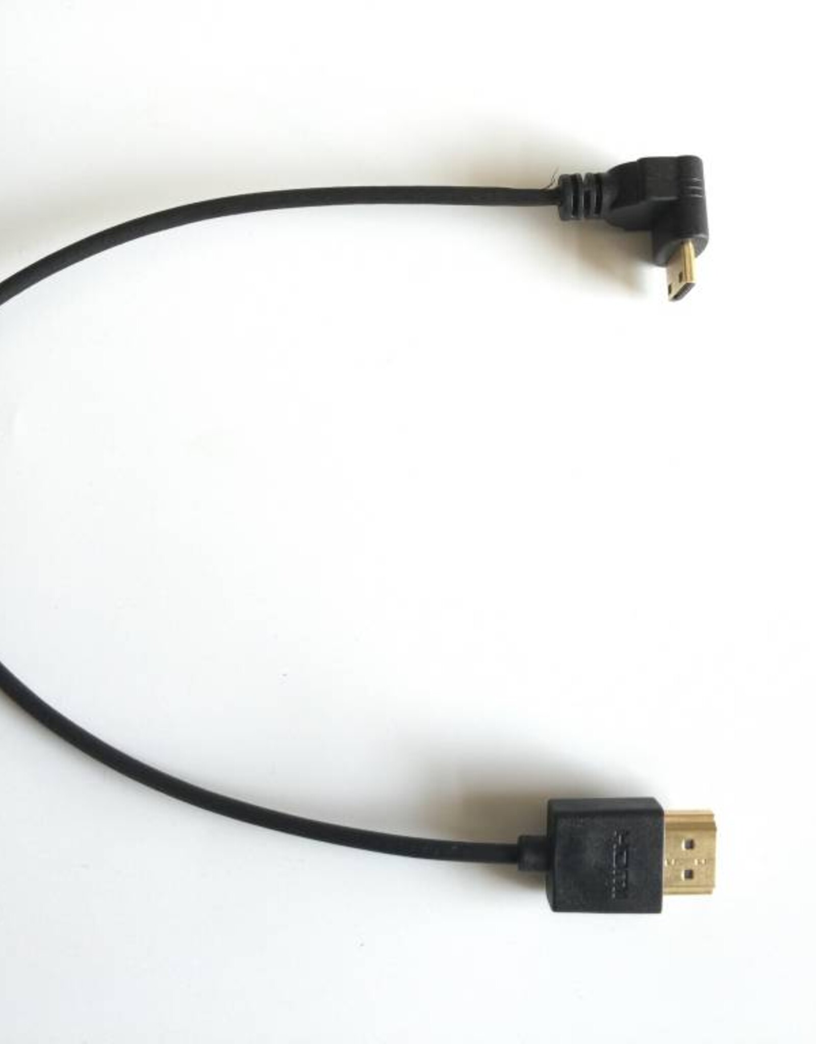 DroneLand 30 cm thin HDMI cable to mini, right angle for o.a. sony nex, panasonic gh 3, en andere camera's