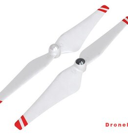 DJI DJI 9 Inch Self Tightening Props White With Red Stripes