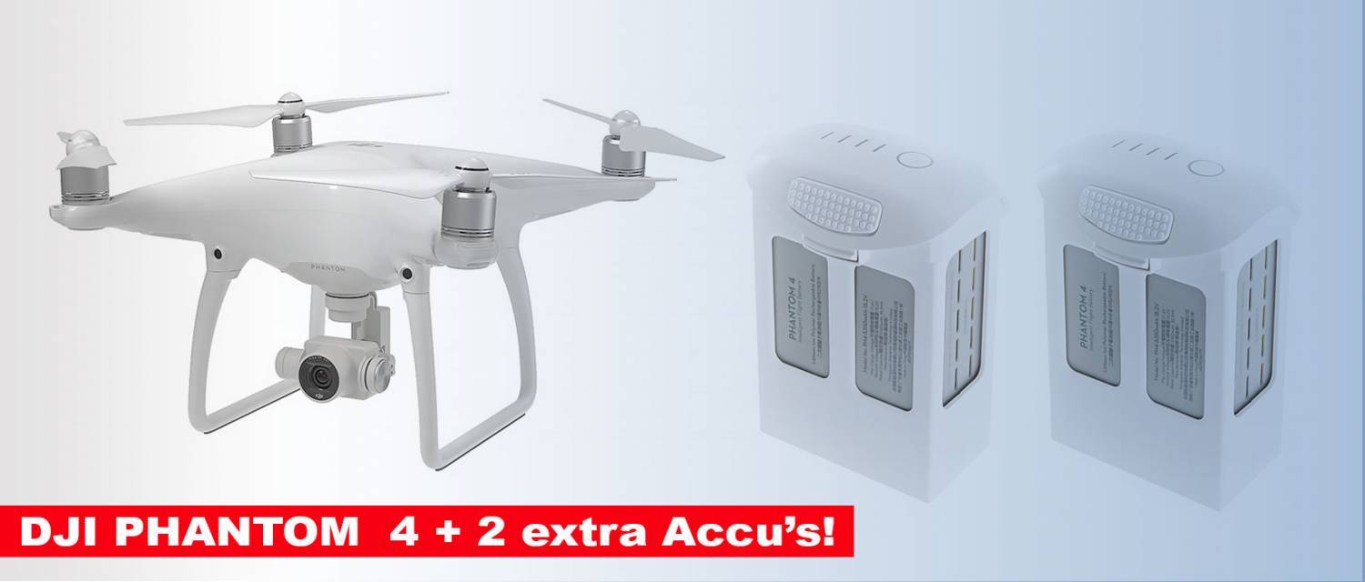 Phantom 4 + 2 accus