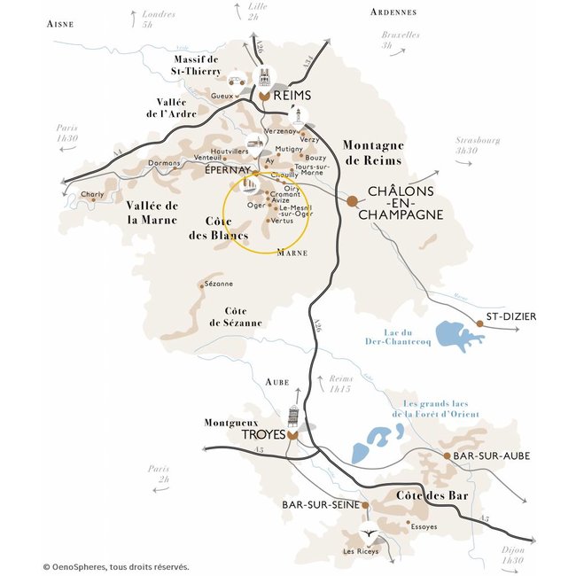 Millésime Maxime Grand Cru Champagne Launois Père et Fils - Mesnil-sur-Oger, Champagne, Frankrijk
