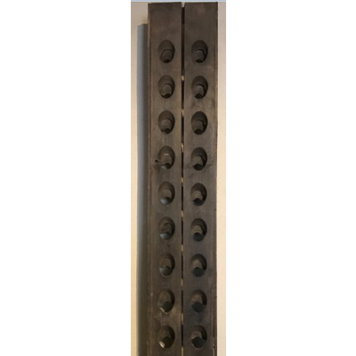 Pupitre, Champagnerek, Riddling rack muurmodel 18 flessen