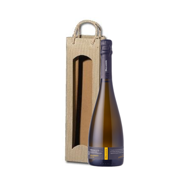 Paladin 1-fles wijngeschenk Prosecco D.O.C. Spumante Millesimato 2021 Extra Dry Paladin - Veneto, Italië