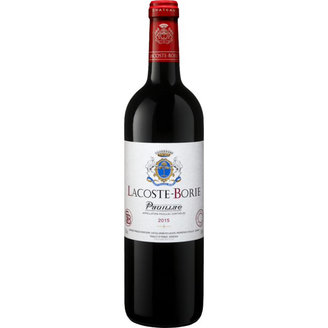 Lacoste-Borie Pauillac Château Grand-Puy-Lacoste 2015 - Pauillac, Bordeaux, Frankrijk