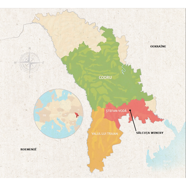 Salcuta Pinot Noir Winemaker's Way - Stefan Voda, Moldavië