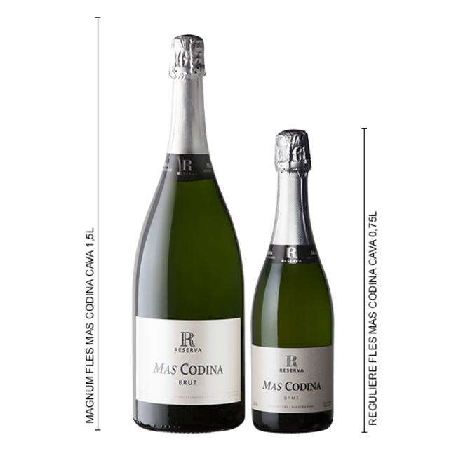 Mas Codina Cava Brut Reserva MAGNUM 1,5L - Penedès, Spanje
