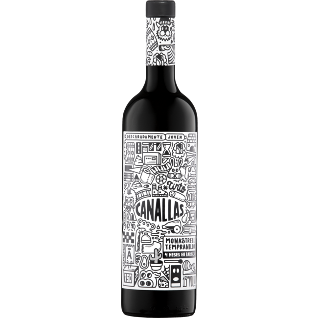 Bodegas Arrāez Canallas Tinto Monastrell / Tempranillo - Valencia, Spanje