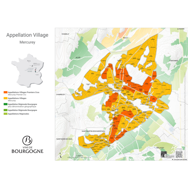 Maison Chanzy Mercurey Premier Cru Clos du Roy 2022 - Bourgogne, Frankrijk