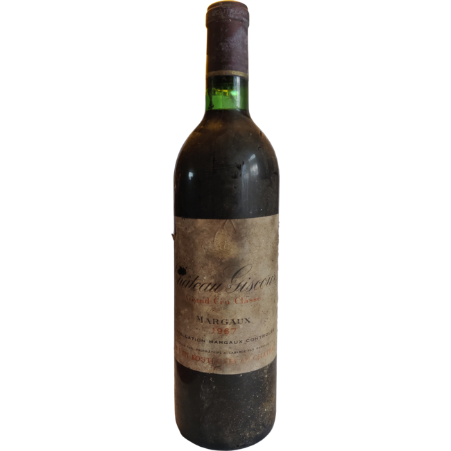 Château Giscours 3e Cru Margaux 1967 - Margaux, Bordeaux, Frankrijk