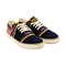 Clasico - Navy blue - Low top sneaker aztec print