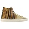 Clasico - Light Brown - High top sneaker aztec print