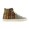 Clasico - Grey - High top sneaker aztec print