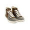 Clasico - Grey - High top sneaker aztec print