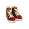 Clasico - Red - High top sneaker aztec print