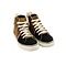 Clasico - Black - High top sneaker aztec print