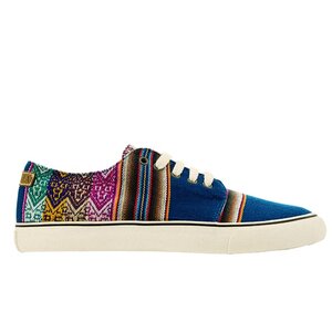 Clasico - Azul - Low top sneaker aztec print